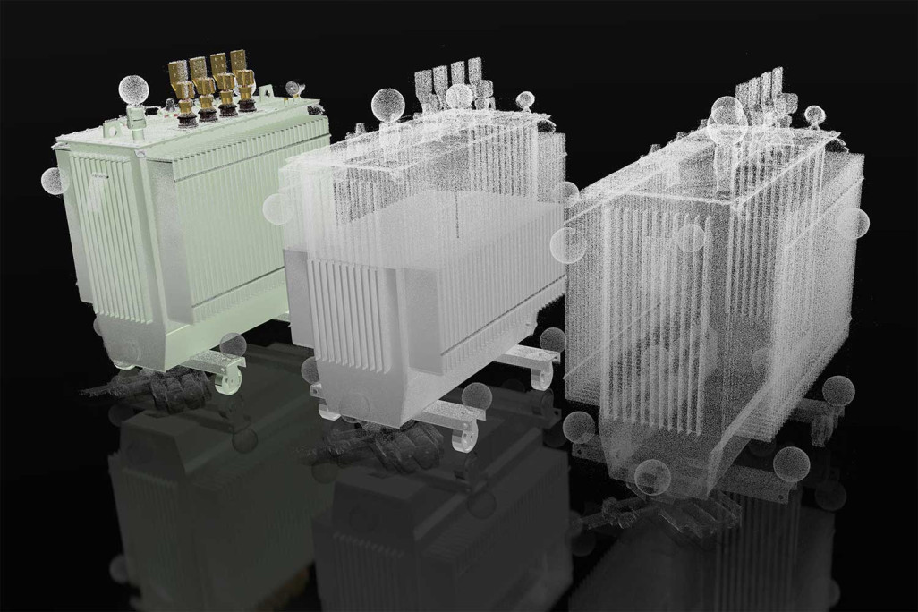 Hamilton, 3D-Modeing aus 3D-Punktwolke Trafo, HMQ AG