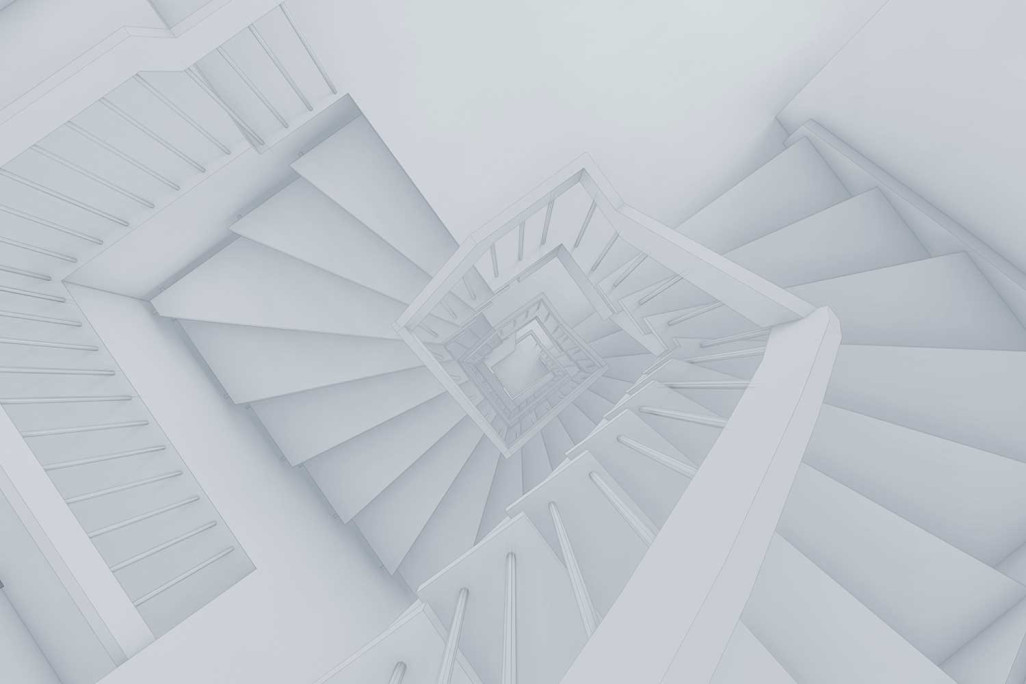 3D-CAD-Modell einer Treppe in ArchiCAD, HMQ AG