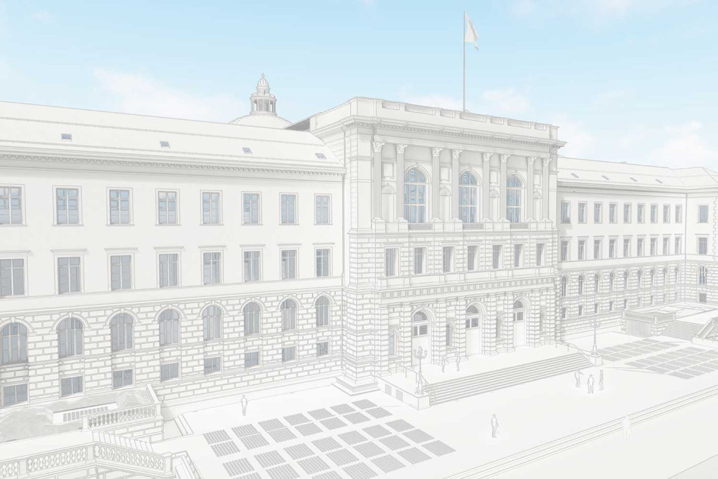 ETH Zürich Hauptgebäude, Gebäudeaufnahme 3D-Weissmodell Fassade, HMQ AG