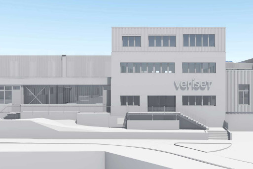 Industriegebäude, 3D-CAD-Modell aus Gebäudeaufnahme, HMQ AG