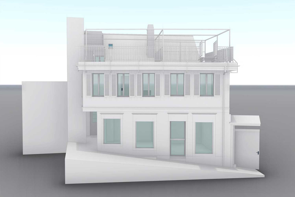 Schwyz SZ, Gebäudeaufnahme 3D-Fassaden, HMQ AG