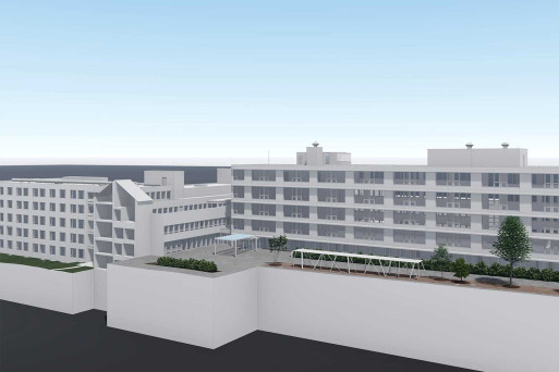 Spital Bülach, 3D-BIM-Modell, HMQ AG