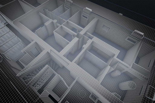 3D-Grundriss ArchiCAD aus Gebäudeaufnahme, HMQ AG