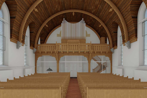 Bern, Kapelle 3D-Modell mit Textur, HMQ AG