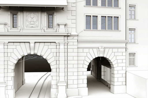 Käfigturm in Bern, 3D Modeling, HMQ AG