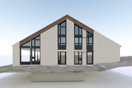 Greifensee ZH, Gebäudevermessung 3D-Fassade, HMQ AG