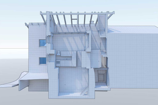 Val Müstair, 3D-Schnitt aus Gebäudeaufnahme, HMQ AG