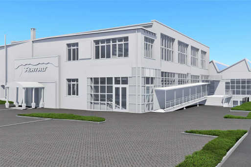 Gebäudevermessung, Fabrikanlage in Wetzikon ZH, 3D-Modell, HMQ AG