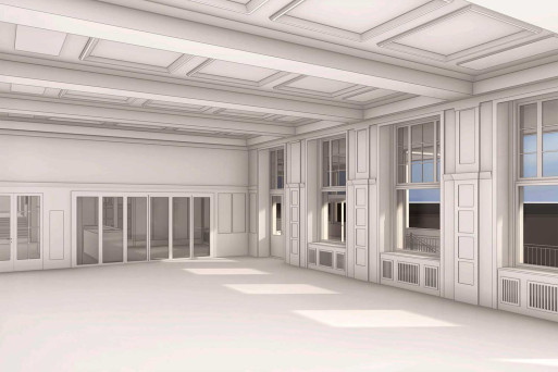 Minusio TI, Gebäudevermessung 3D-Raum vom Hotel Esplanade, HMQ AG