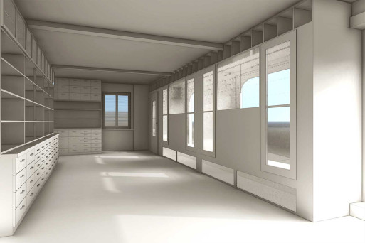 Gebäudeaufnahme, Wohnhaus mit Scheune 3D-Raum, HMQ AG