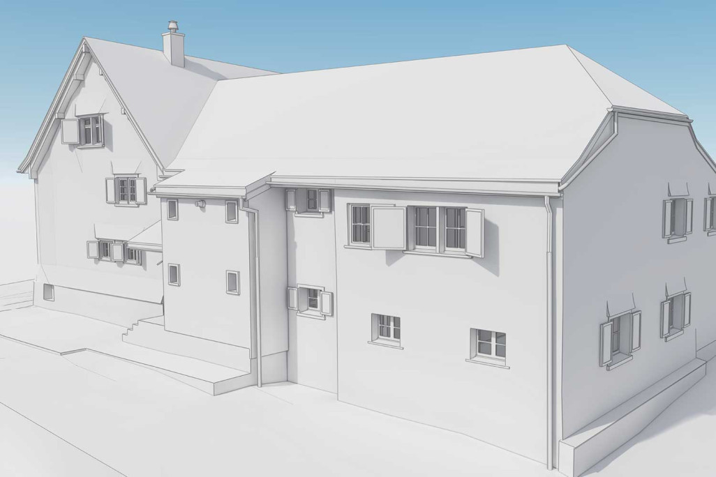 Wildhaus SG, 3D-Ansicht vom Jennyhaus, HMQ AG