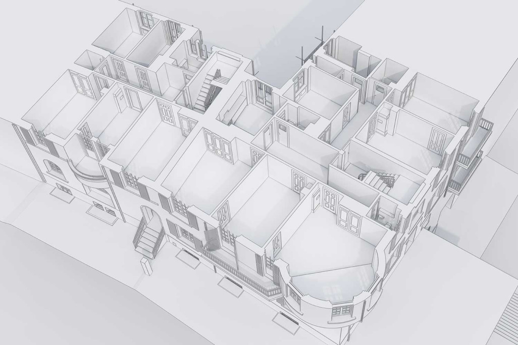 3D-Grundriss von Mehrfamilienhaus in Bern, HMQ AG