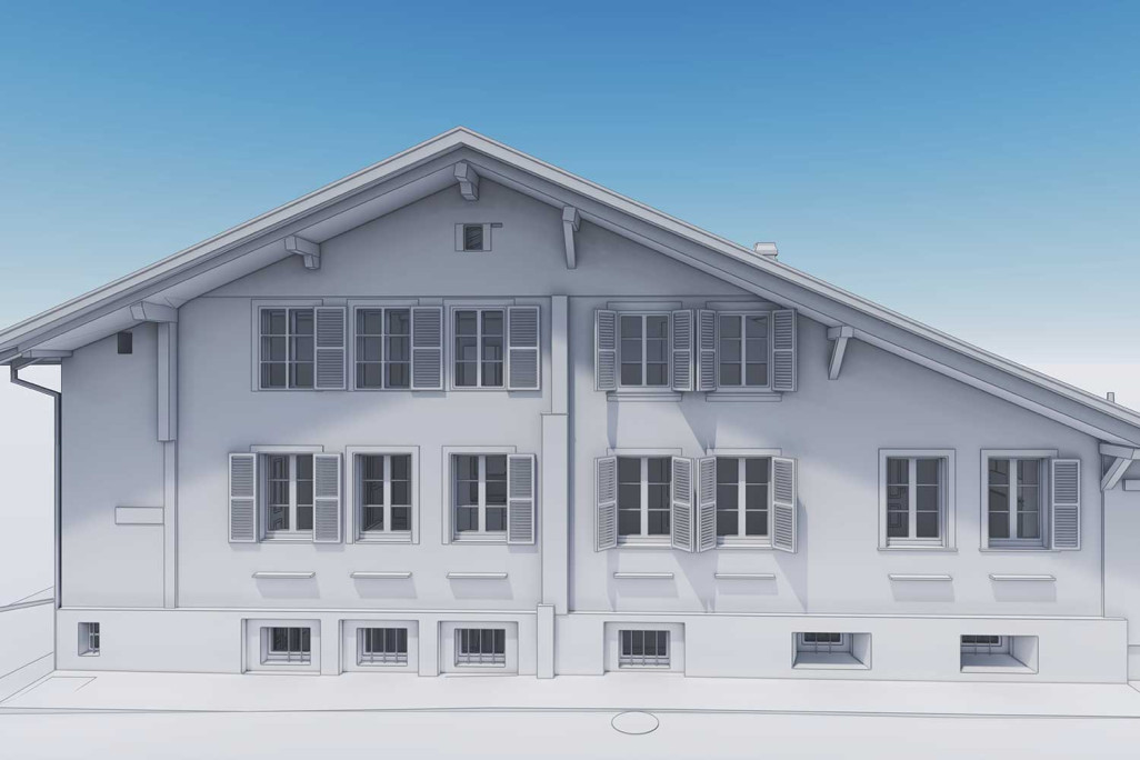 3D-Ansicht von Chalet in Meiringen, HMQ AG