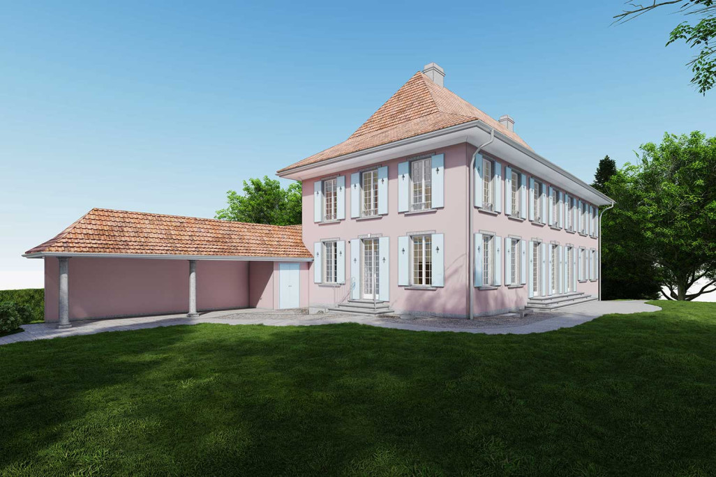 Digitaler Zwilling von Villa in Kastanienbaum als 3D-Modell, HMQ AG