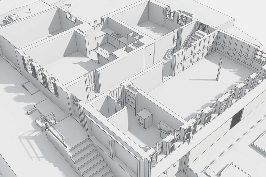 3D-Grundriss von Bauernhaus in Walchwil, HMQ AG