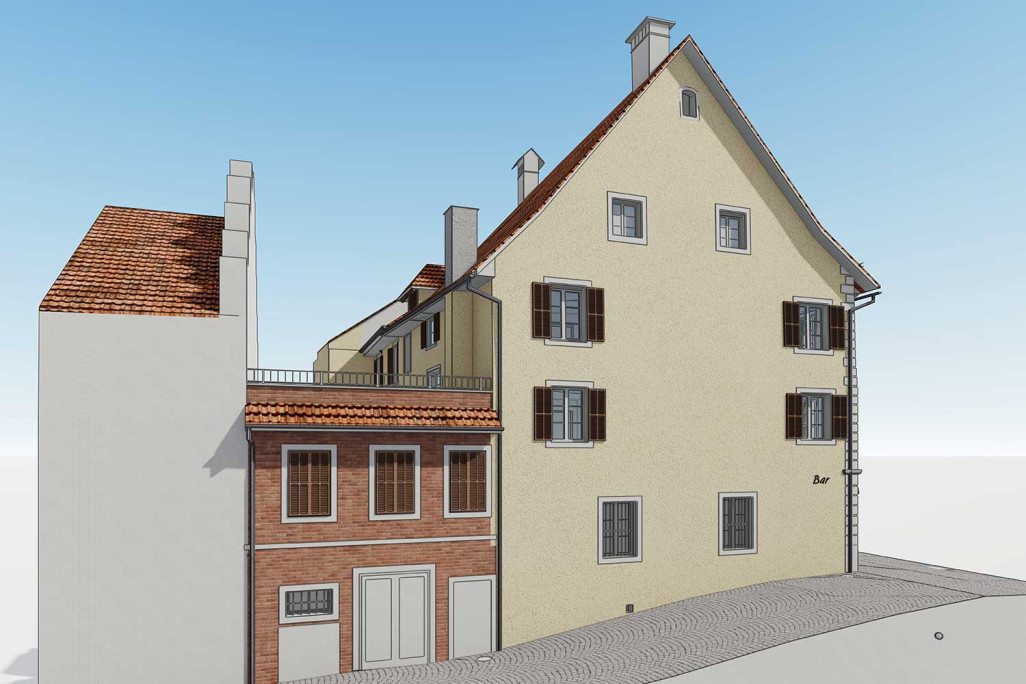 Gasthof Löwen in Sursee in 3D, HMQ AG