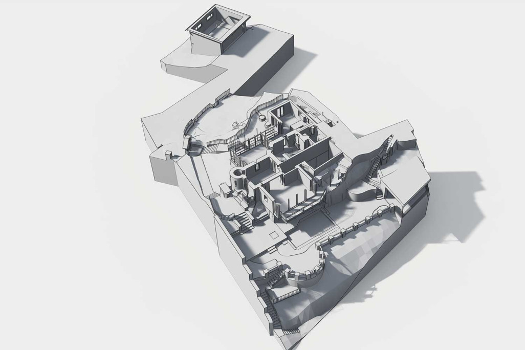 3D-Grundriss durch 3D-Modell von Villa in Ascona, HMQ AG