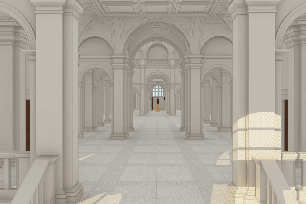 ETH Zürich Hauptgebäude, Gebäudevermessung BIM-Modell 3D-Entrée, HMQ AG
