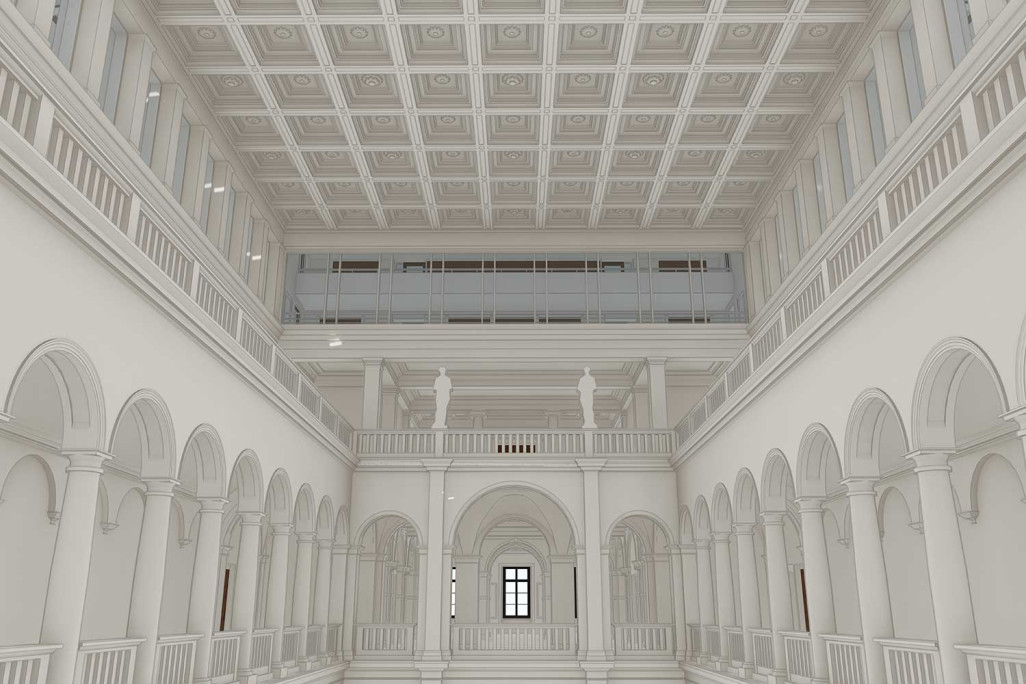 ETH Zürich Hauptgebäude, Gebäudevermessung BIM-Modell 3D-Innen, HMQ AG