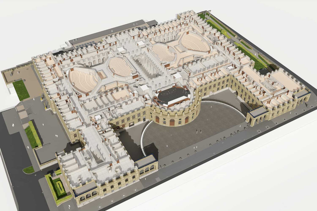 ETH Zürich Hauptgebäude, Gebäudevermessung Modellierung 3D-Grundriss, HMQ AG