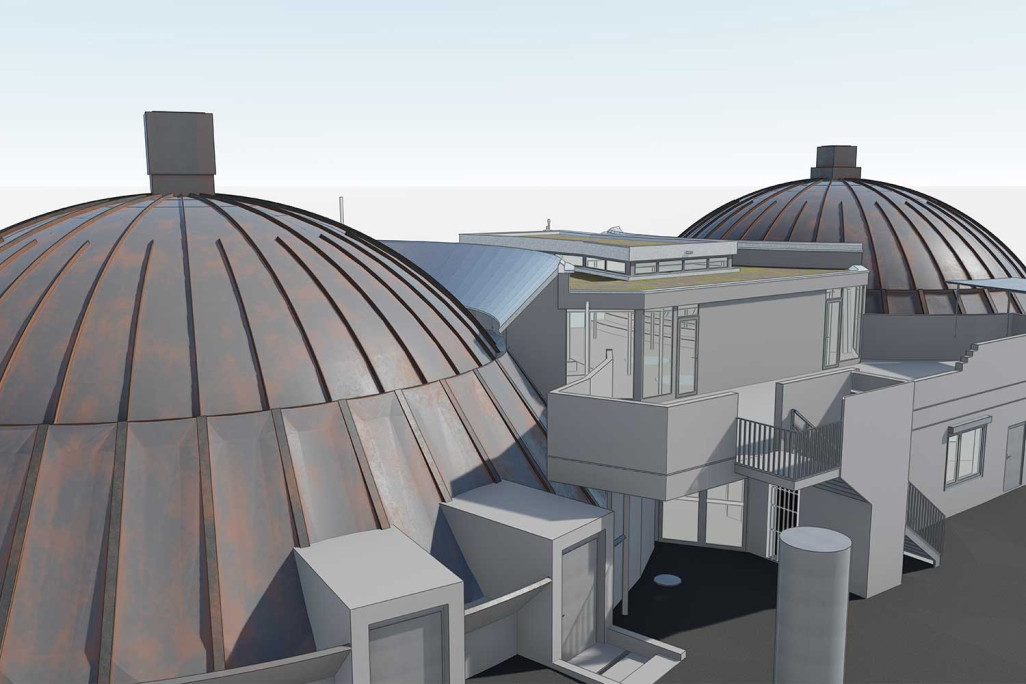 Gebäudevermessung vom Gaskessel in Bern, HMQ AG