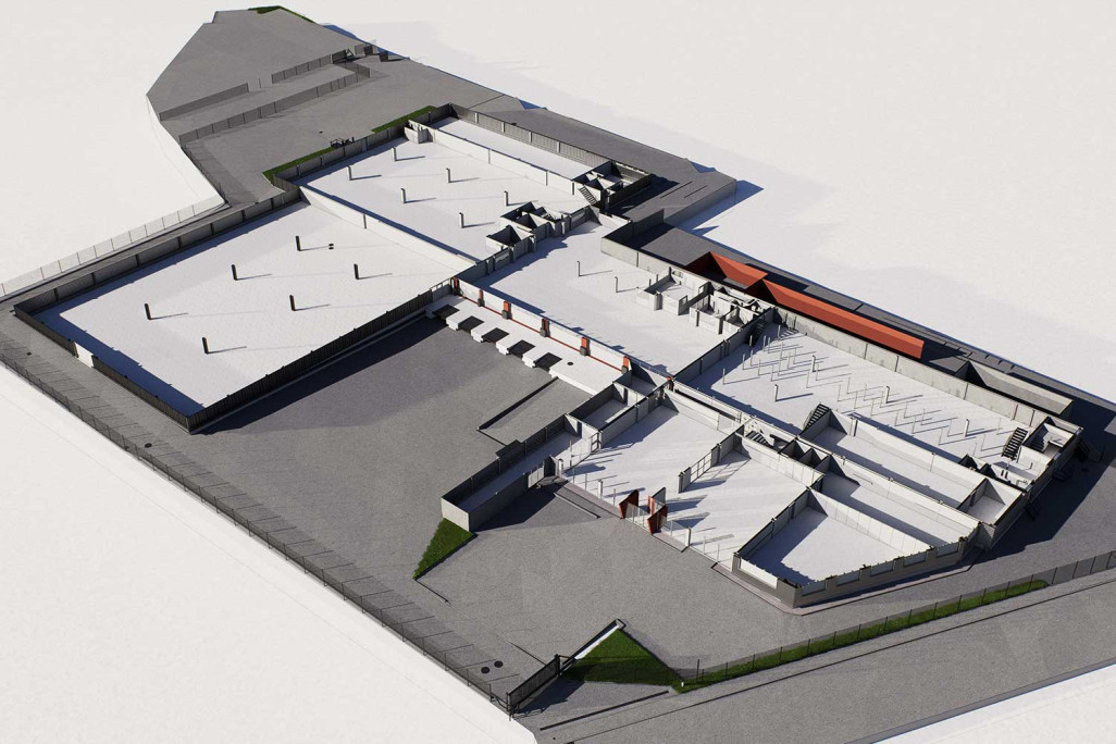 Bussigny VD, Lagerhalle 3D-Modellierung ArchiCAD, HMQ AG