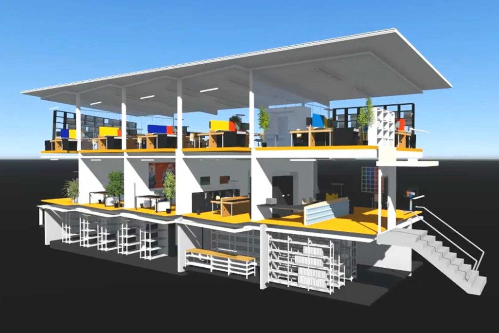 3D-Gebäudemodell, HMQ AG