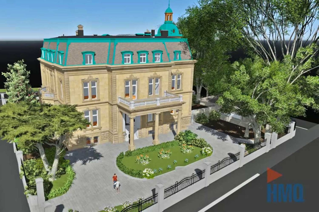 Zürich, Villa Windegg, 3D-Modell, HMQ AG