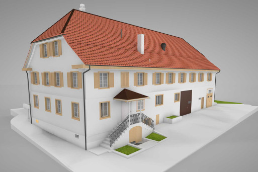 Wagenhausen Gasthaus Ochsen, 3D-Modell, HMQ AG