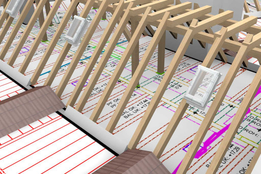 3D-Modell und 2D-Plandaten aus ArchiCAD, HMQ AG