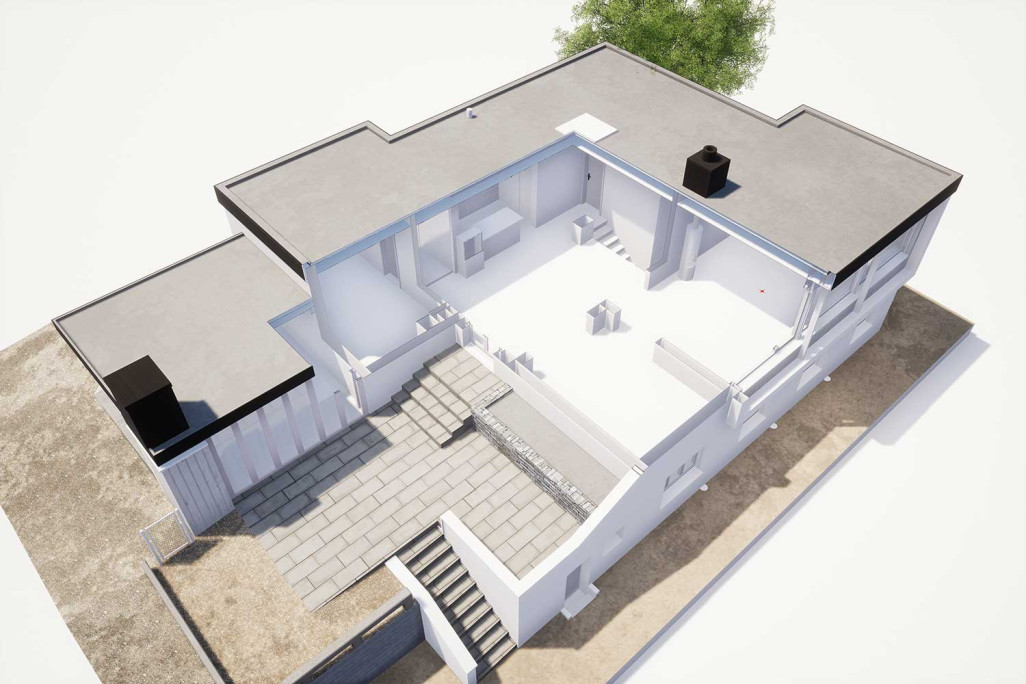 Einfamilienhaus EFH, 3D-CAD-Modell, HMQ AG