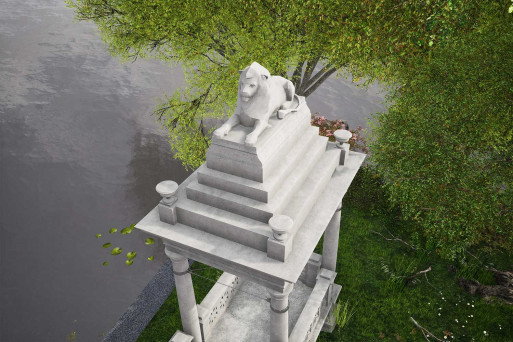 3D-Modellierung Löwenpavillon, HMQ AG