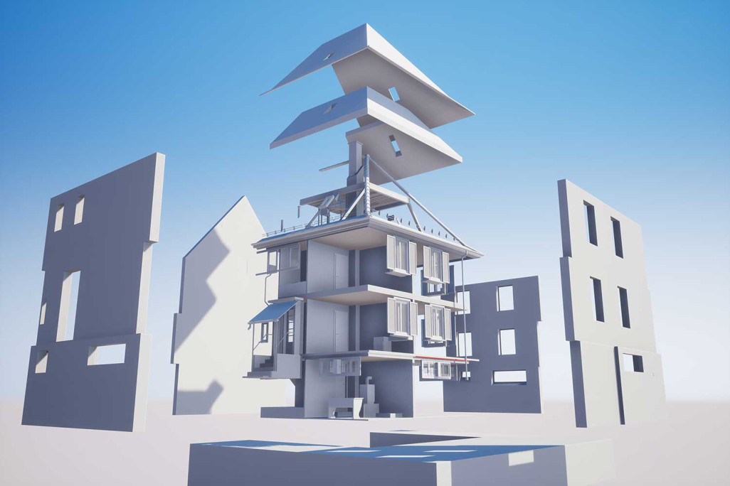 Zürich, 3D-Modellierung in ArchiCAD, HMQ AG