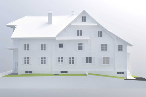 3D-CAD-Modell von einem schützenswerten Gebäude, HMQ AG