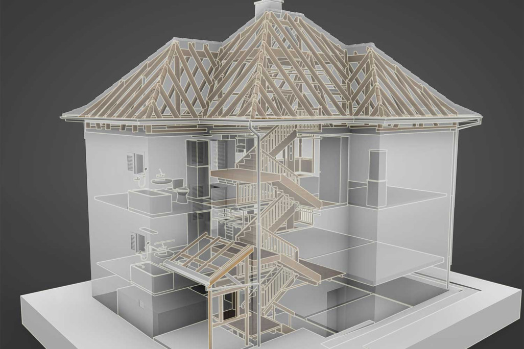 3D-Modeling, Stairs and Construction, HMQ AG