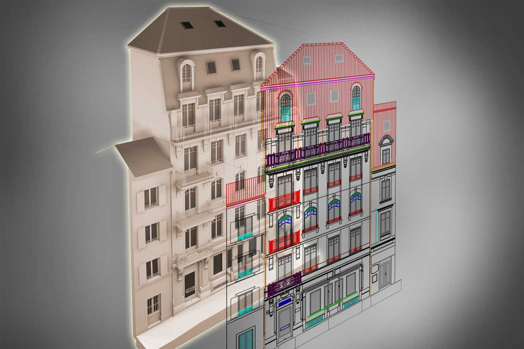3D Fassadenansicht, HMQ AG
