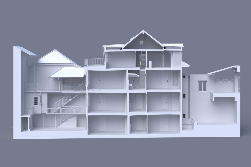 Bern BE, Altstadt, 3D-CAD-Modellierung, HMQ AG