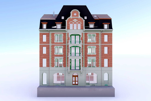3D-Fassade in Bern, HMQ AG
