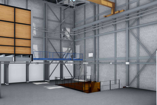 Industriewerkstatt, 3D-Modell, HMQ AG